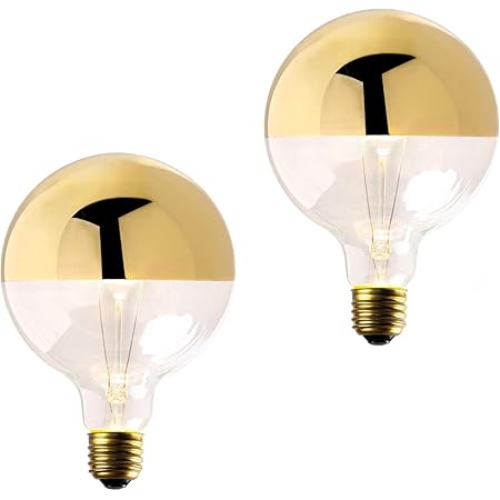 images Gold Dipped Light Bulbs Diy 2 gold tipped g40 bulbs dimmable 40w e26