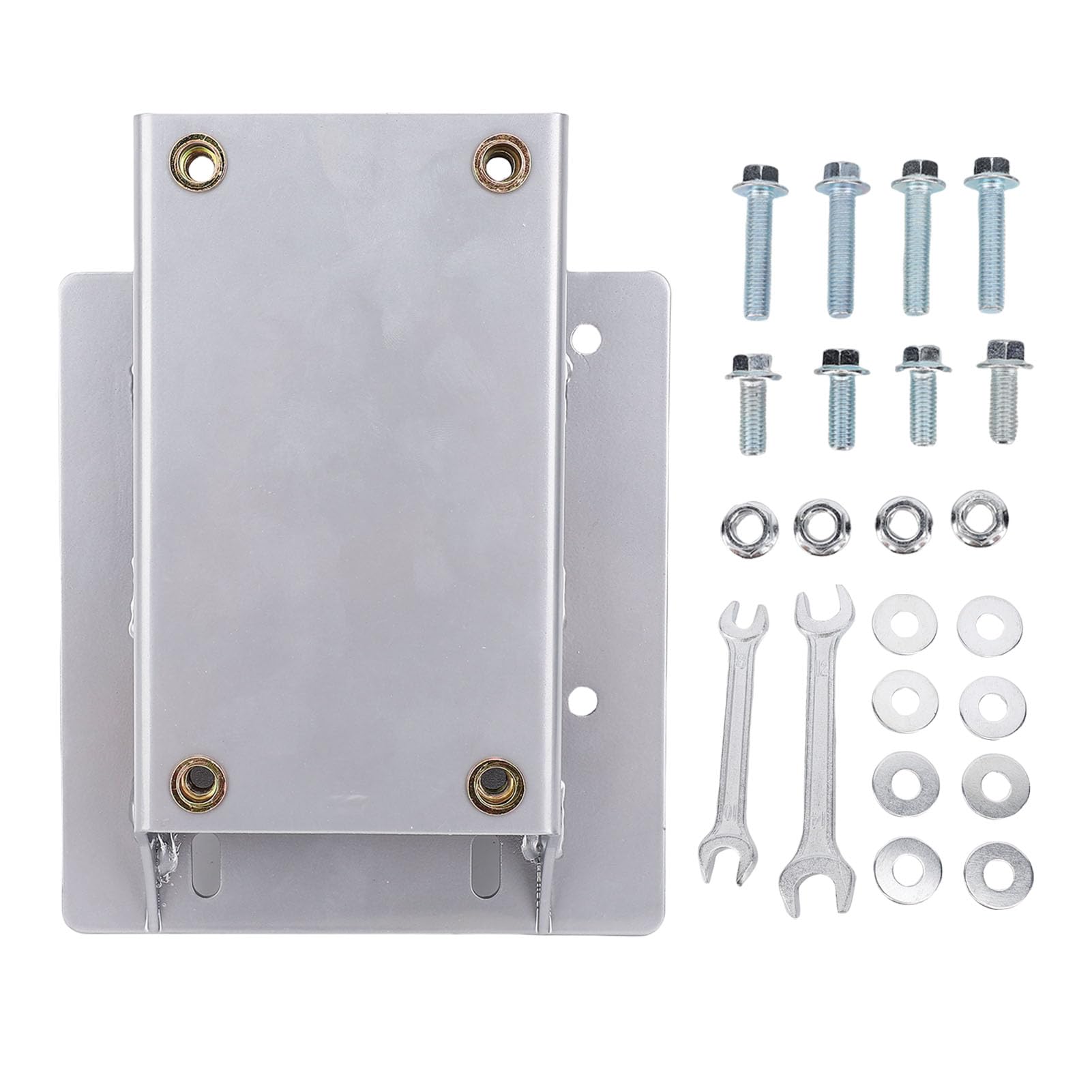 Drfeify Przekładnia Skrętna Wspornik Silnika Mocowanie Płyty Metalowa Płyta Mocowania Silnika 1 3 4-calowy Podnośnik dla Predatora 196 Ml 212 Ml Silnik Mini Bikes Stabilne Dopasowanie Łatwa Instalacja