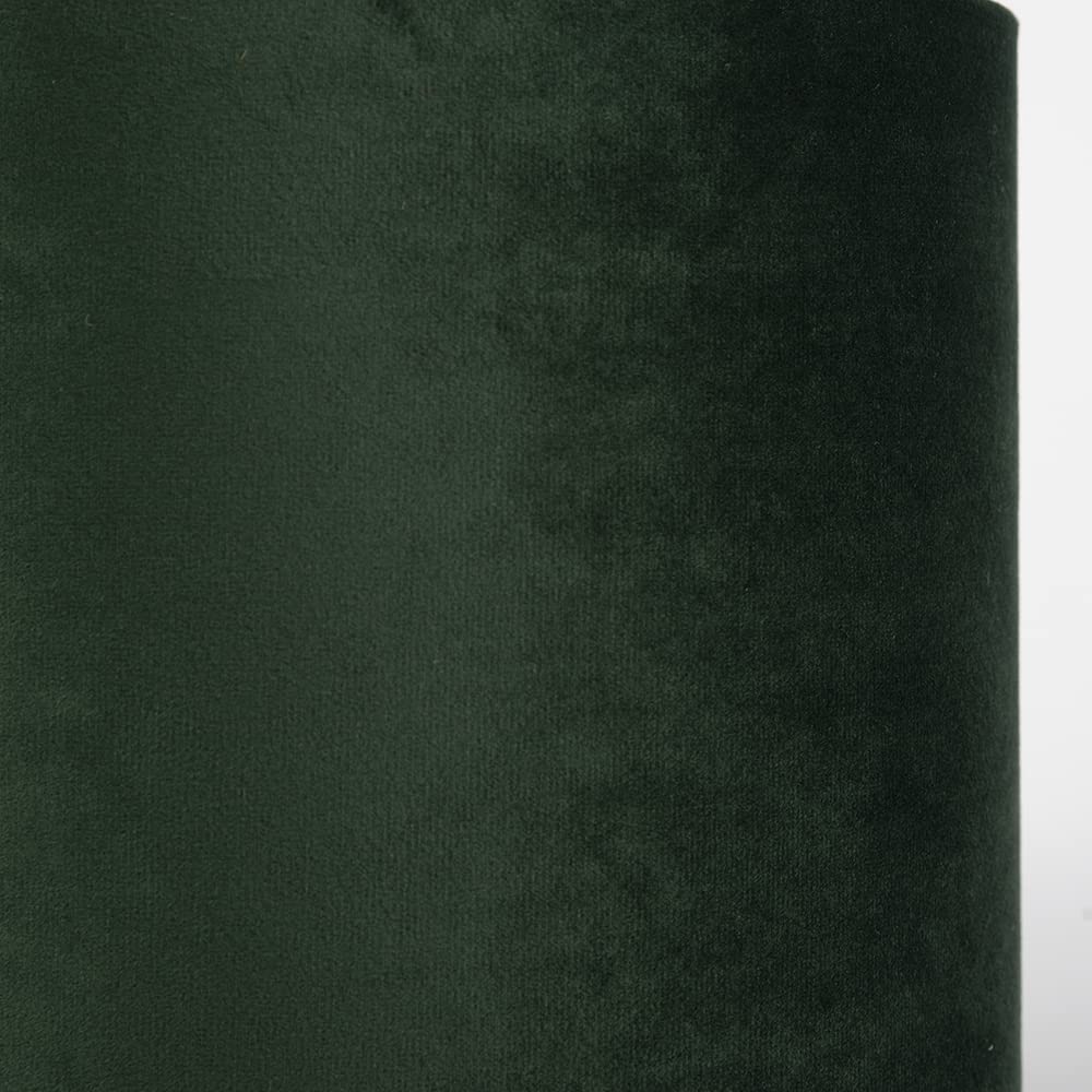 Uniqq Paralume in velluto verde scuro, Ø 35 cm, altezza 20 cm