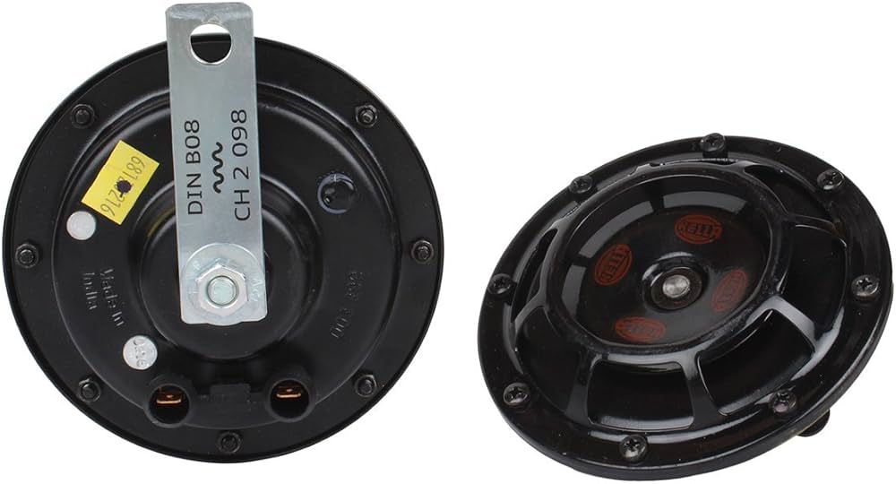 Hella 329300111 Thunder Super Tone Horn Set (12V, 310/380 Hz, 105