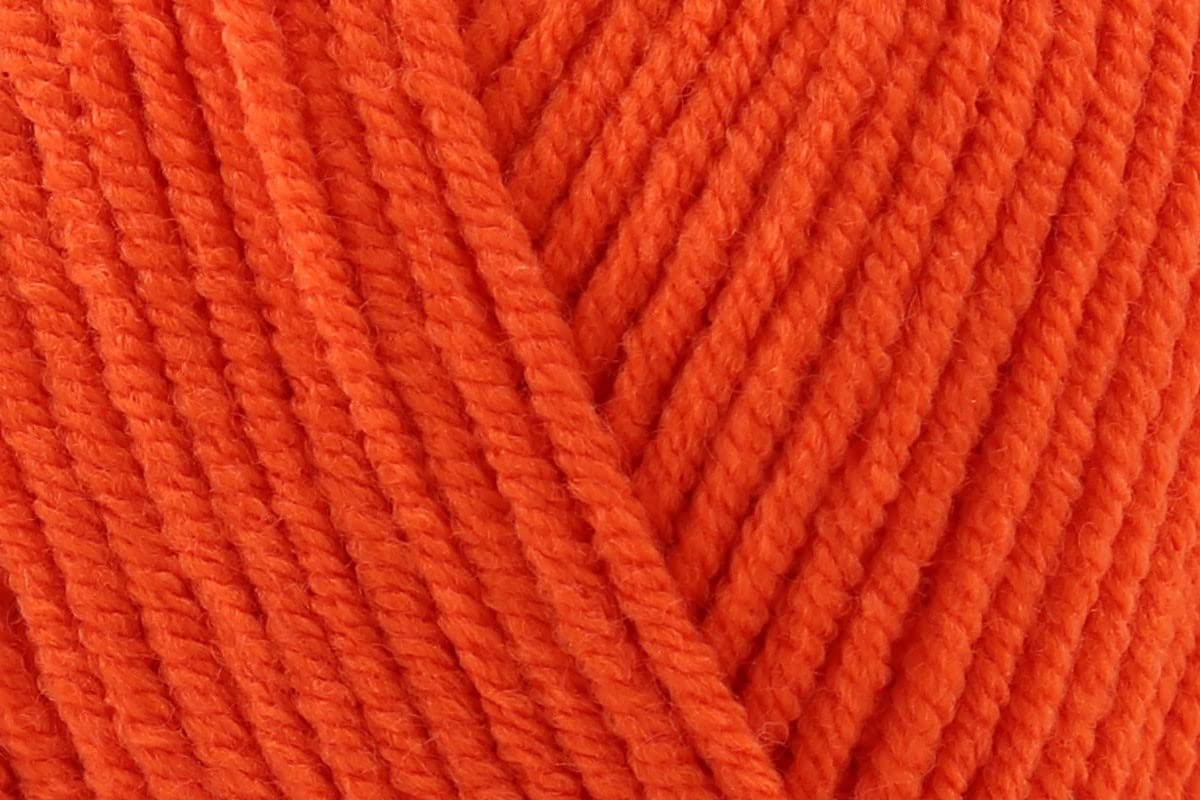 Sirdar Snuggly Replay DK Crochet Yarn, Acrylic Cotton Blend Double Knitting Wool for Cardigans, Dresses, Sweaters - 50g Balls - Carrot Crush (126) - Pack of 5