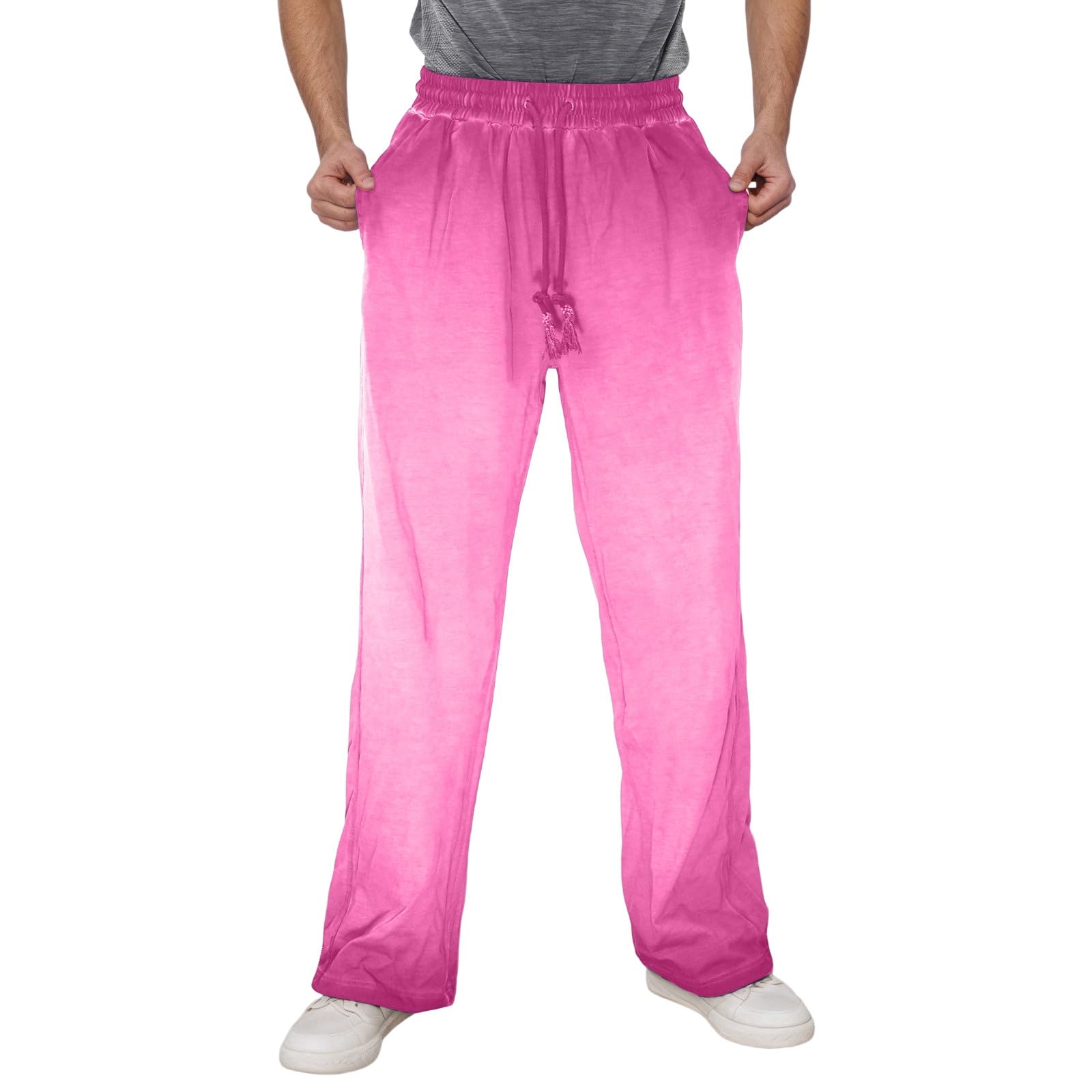Pantalones de chándal Y2K holgados en algodón vintage con bolsillos y cintura elástica para hombre 7