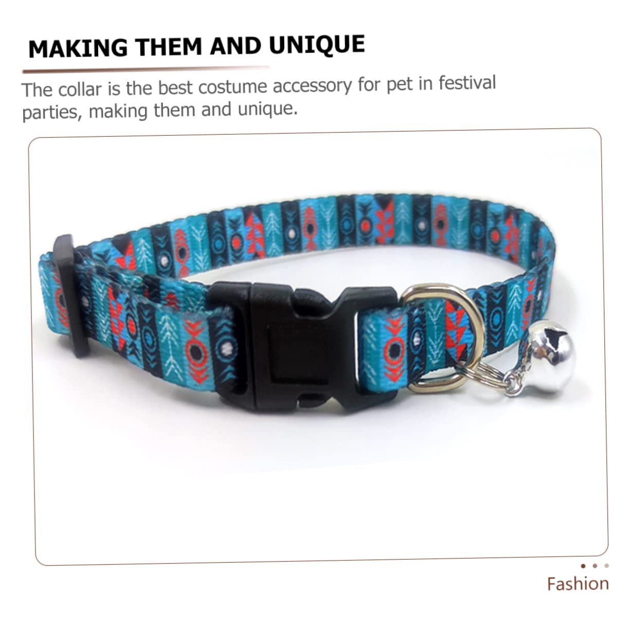 Mipcase 12stücke Verstellbare Katzenhalsbänder Mit Glöckchen Bohemian Stil Leicht Und Komfortabel Für Kätzchen Und Kleine Hunde Für Feste Und Alltag Verschiedene Designs