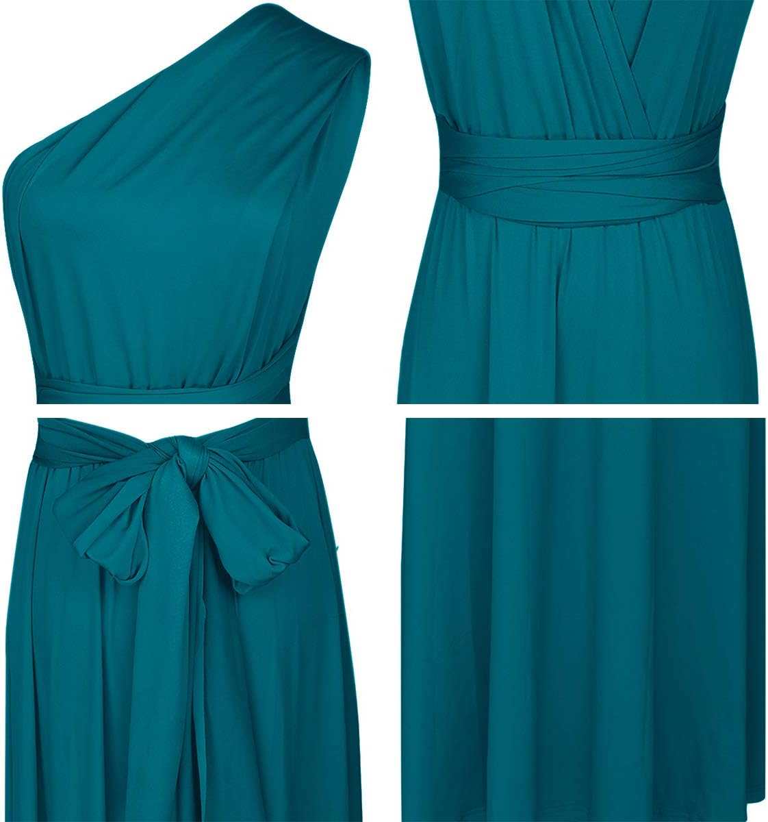 Women Transformer Multi Way Bandage Dress Convertible Bridesmaid Gown - Image 5