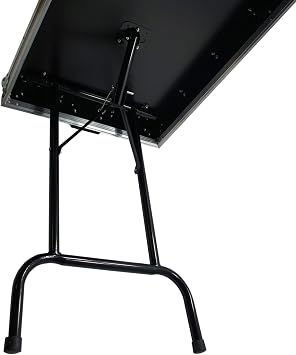 Harmony Audio Portable DJ Table 48 Wide Workstation 30 Height Fast Setup