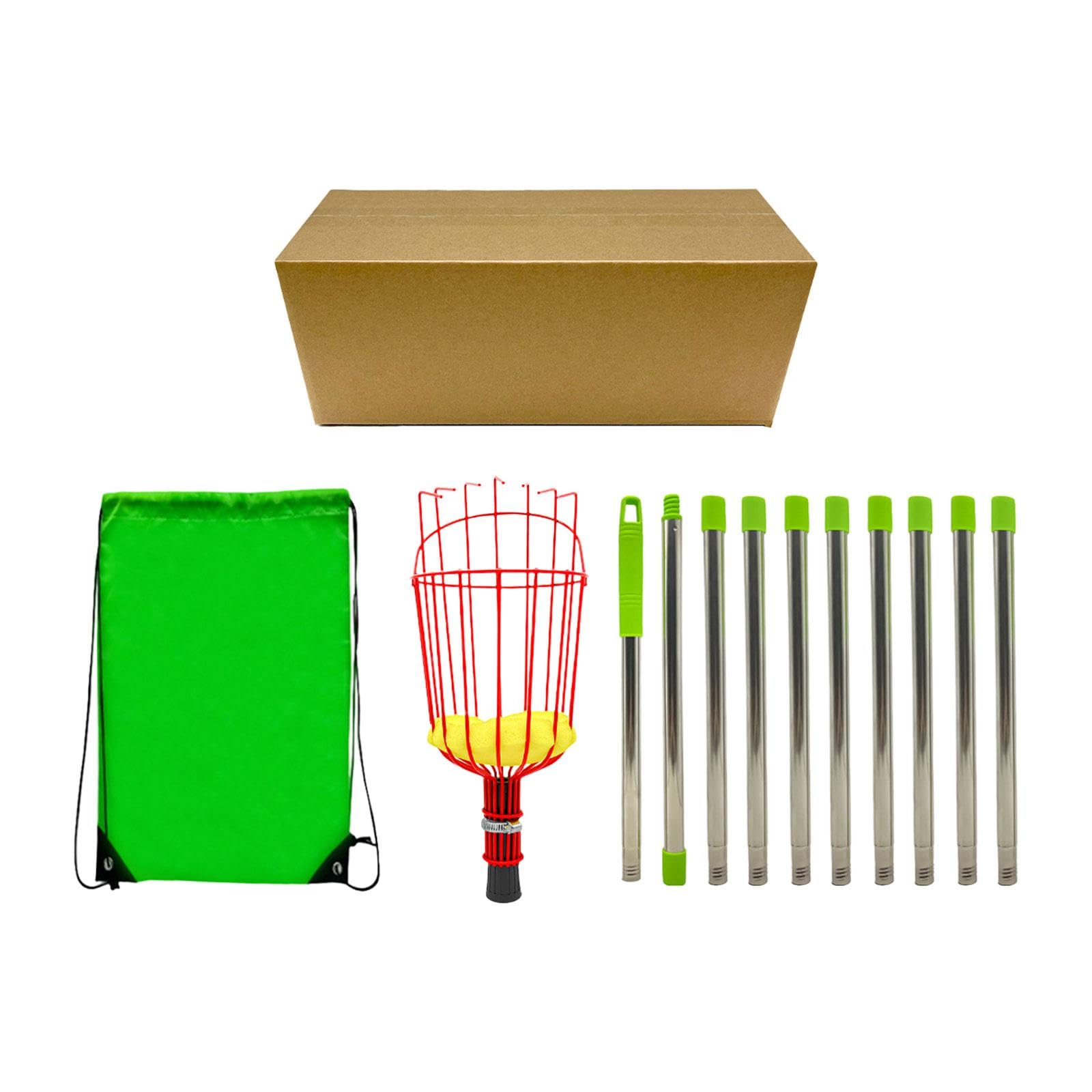 LekLai Recolector de Frutas, Recolector de Frutas Cosechadora Recolección de Frutas Herramientas de Jardín Equipo de Recolección de Frutas para Mango Y Pera/4 Meter