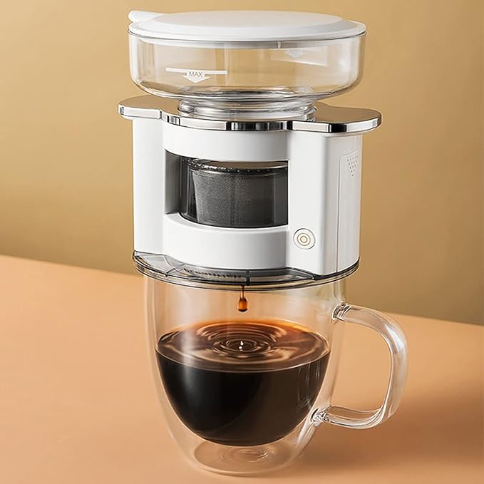 Cafetera Automática Portátil para Café Molido con Filtro Permanente y Autolimpieza miniatura 5