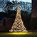 Produktbild Lights4fun 4m Fairybell LED Baum Lichterpyramide Außen