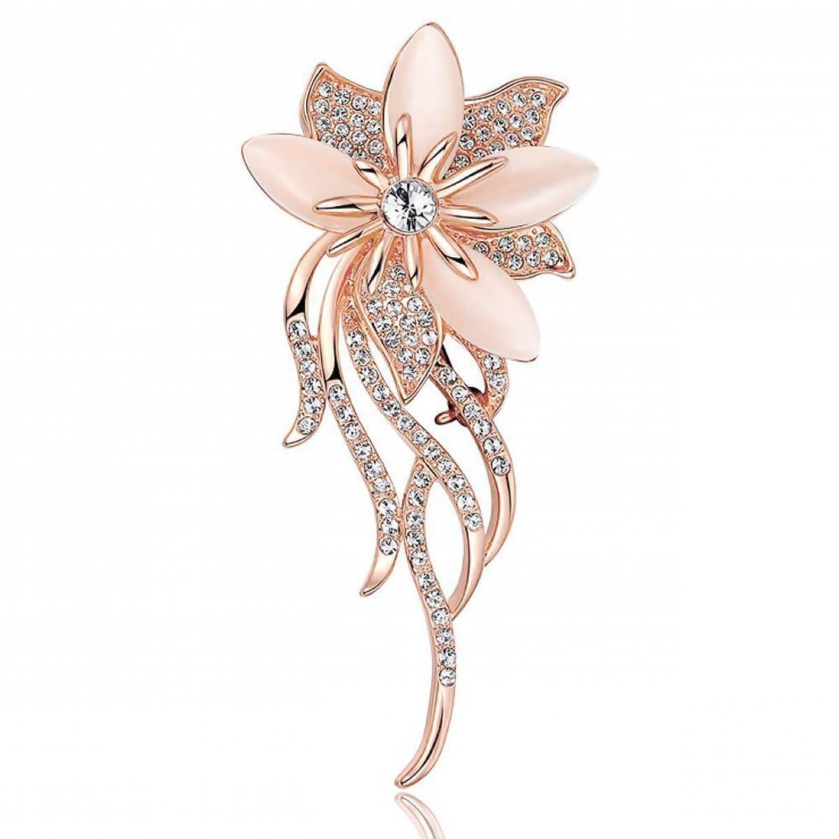Brooch Pin Fashion Crystal Rhinestone Jewellery Pin Vintage Accessories Decoration Clothing Bouquet Brooches for Women Girl- S14
