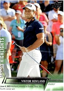 2024 Upper Deck Golf #91 Viktor Hovland Rookie Golf Card - Sportscard Superstore