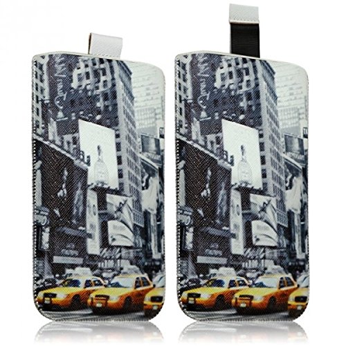 Seluxion - Housse Coque Etui Pochette pour Nokia Asha 302 avec Motif LM06