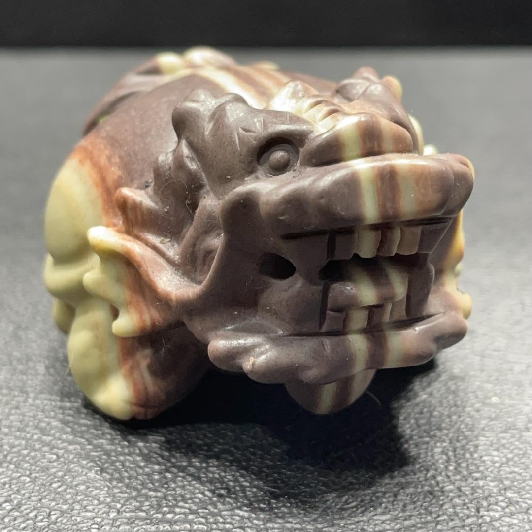 Amazon.co.jp: 紫袍玉のロングイ 天然石 置物 GG002 : ホーム＆キッチン