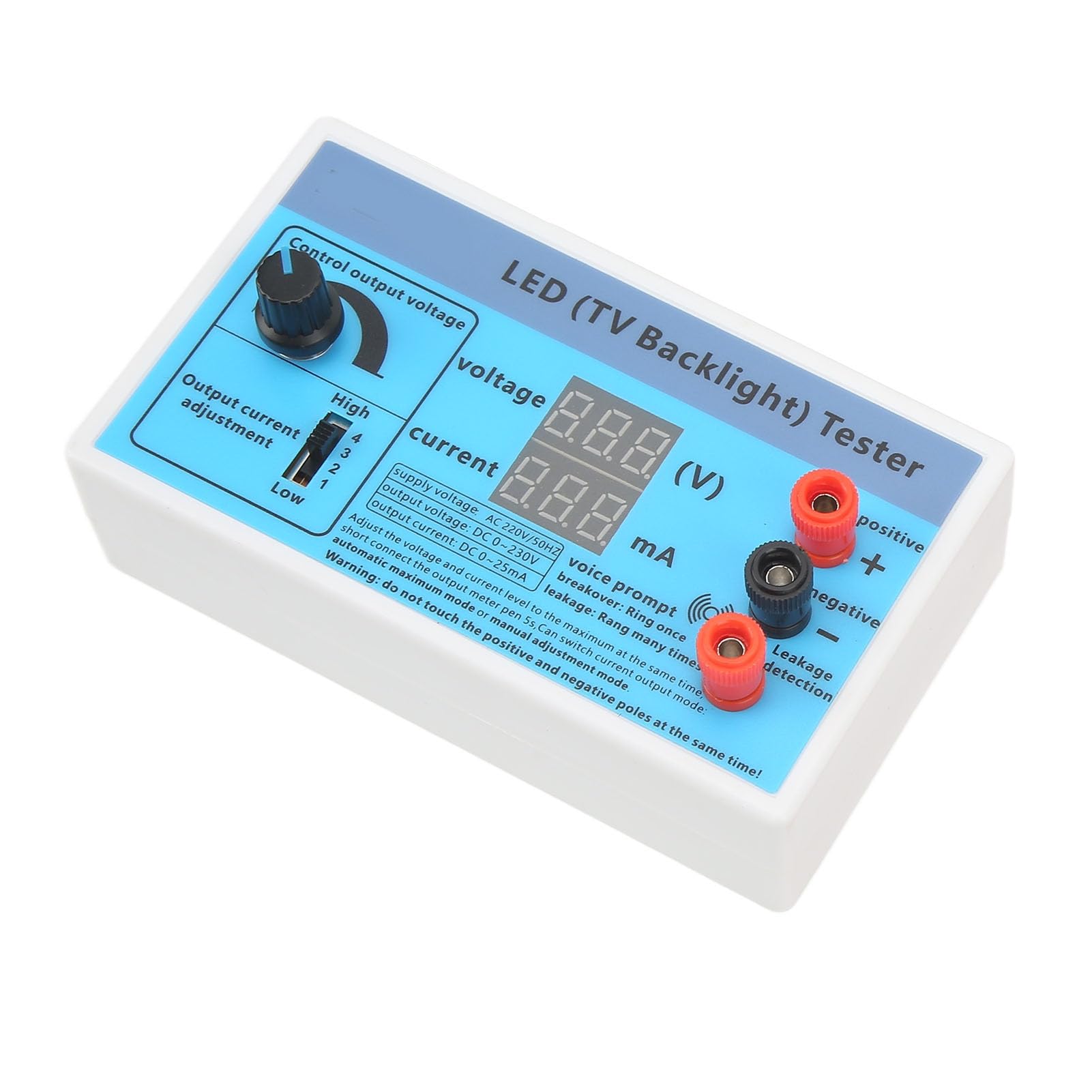 Duokon Probador de Retroiluminación de TV LED 0-230V Herramienta de