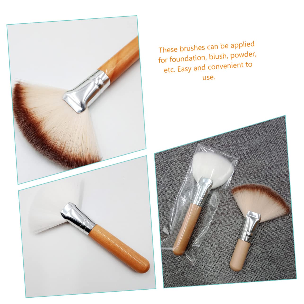 Ipetboom 20pezzi Pennelli Trucco Viso Con Manico Pennelli Per Illumina e Contorna Viso Strumenti Professionali Per Make-up Morbidi e Facili Da Usare