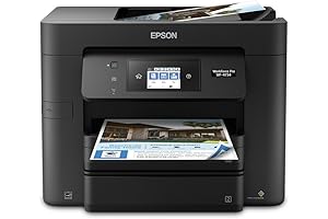 Epson WorkForce Pro WF-4734 All-in-One Printer: 4-in-1 with Wi-Fi (Print, Copy, Scan, Fax)