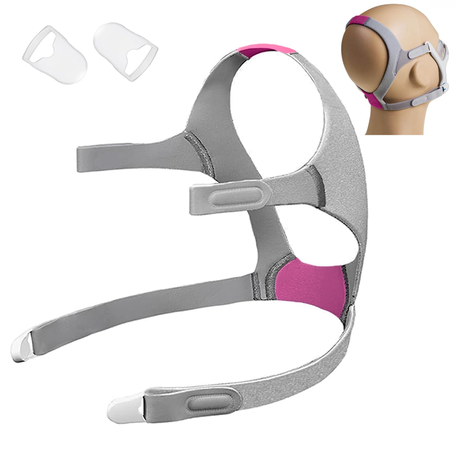 Tegneo Headgear Compatible with AirFit N20 CPAP Mask for Her, Replacement Straps for Air Fit N20/AirTouch N20 Accessories, Airfit N20 Medium Headband