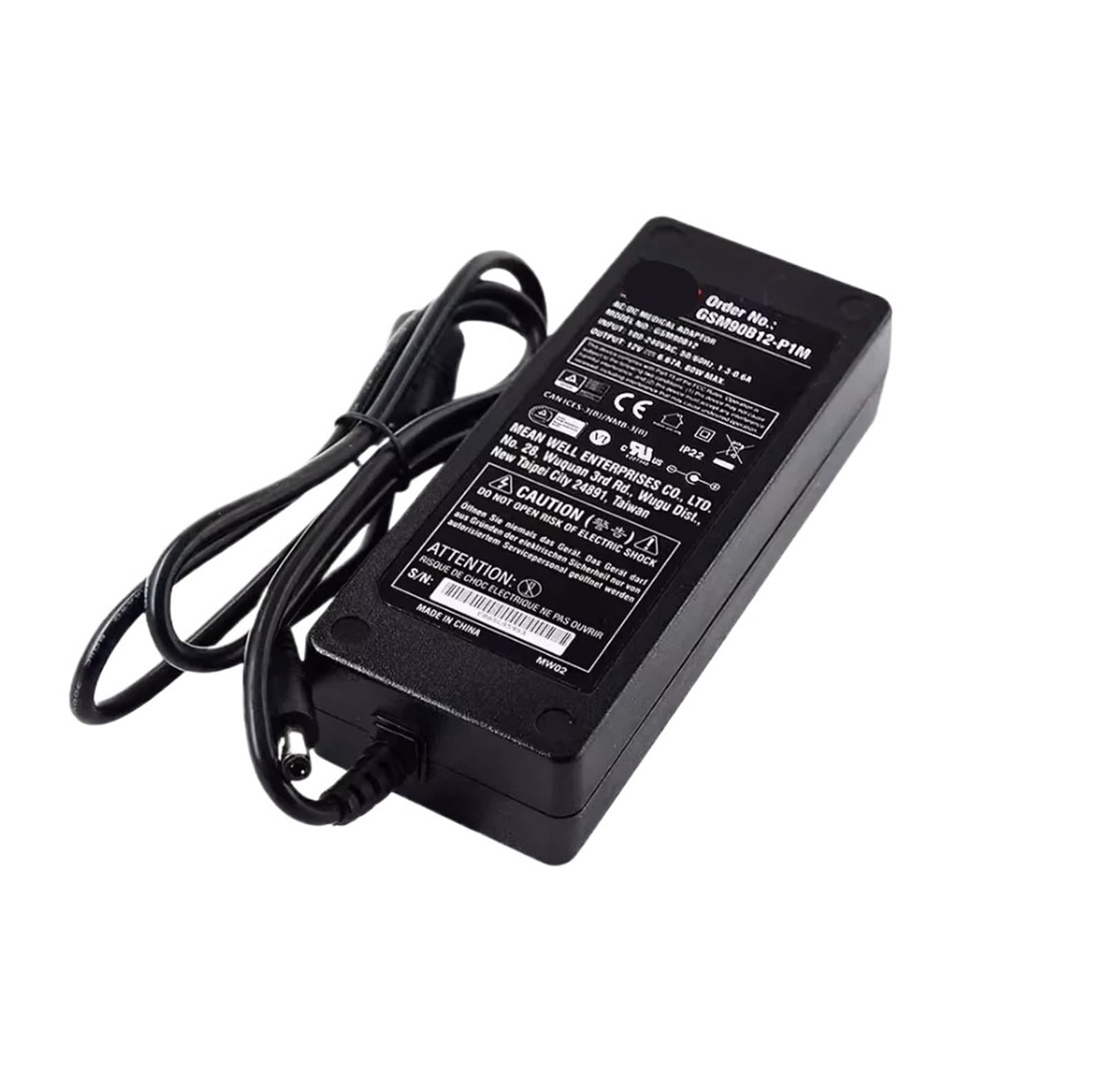 Adaptateur secteur GSM90B24-P1M 24V pour alimentation electrique stable