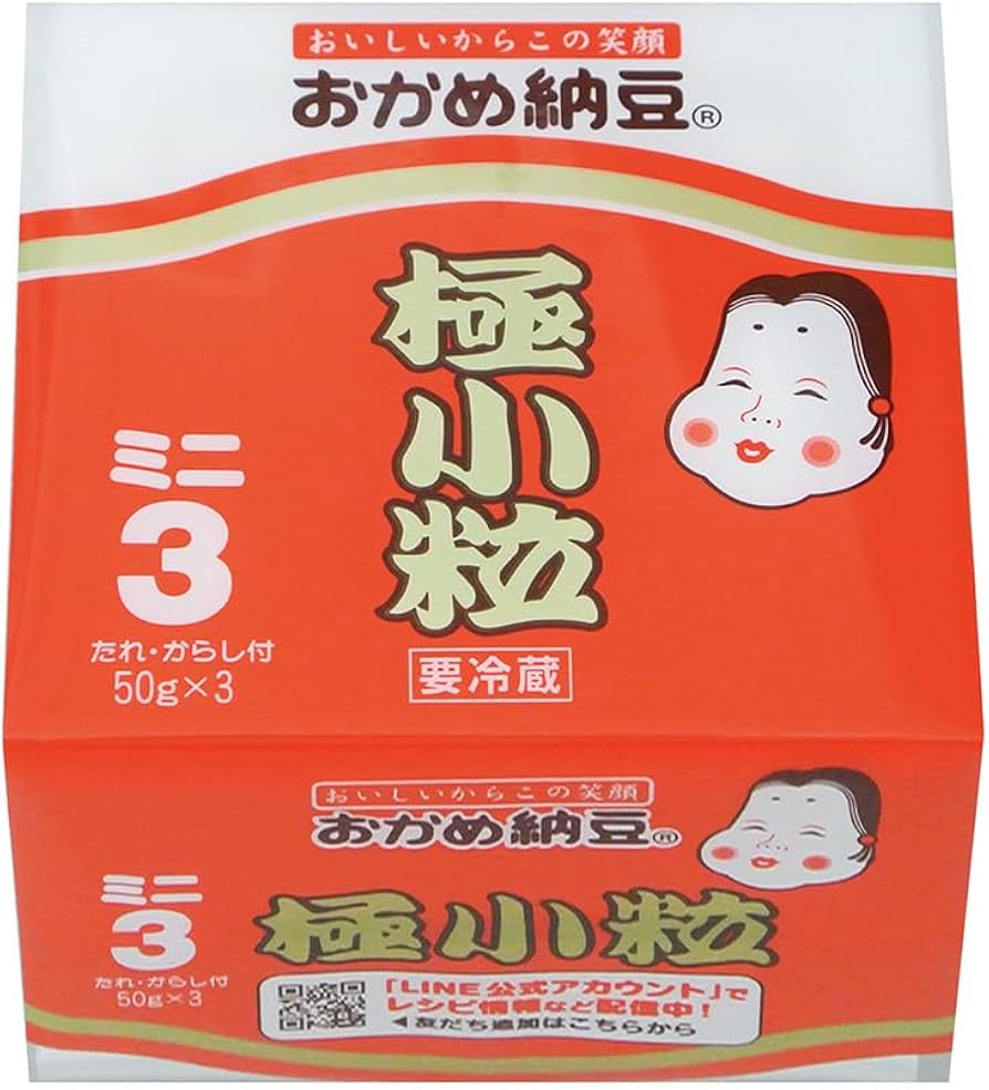 Amazon.co.jp: [冷蔵] タカノフーズ おかめ納豆 極小粒ミニ3 たれ