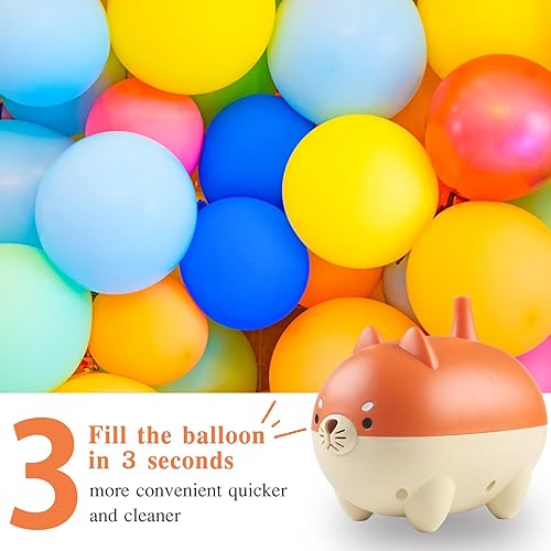 Miniatura 4 de Bomba eléctrica para globos, inflador eléctrico de globos para decoración, fiesta, boda, arco de globos de graduación