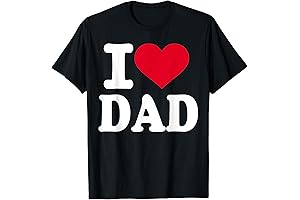 I Love Dad Toddler T-Shirt | Gift for Baby Boy or Girl...