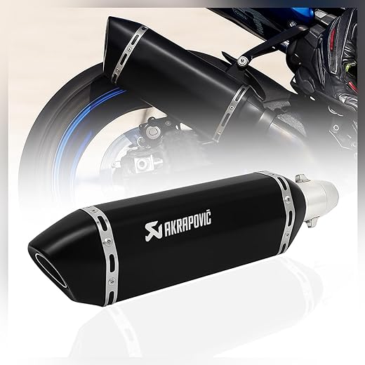 Vagary Akraphovic Exhaust Silencer Black