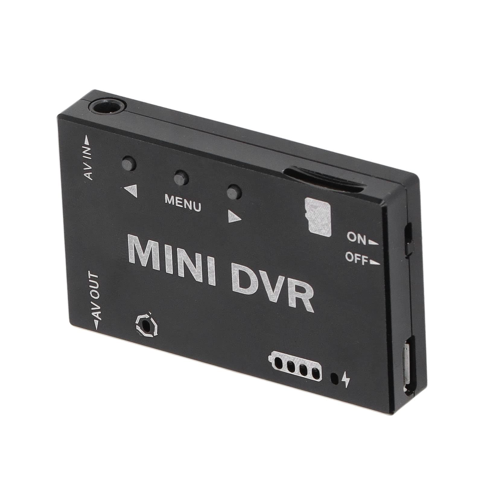 Haofy Mini FPV DVR -Modul Video -Rekorder NTSC PAL Switchable 32 GB Support Aluminium Legierungsschale mit 11 Sprachmenü für FPV Drohnen RC Modell