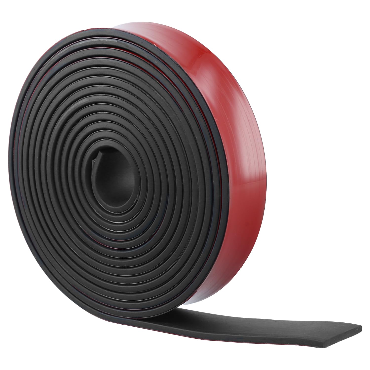 QWORK® Tira de Goma Adhesiva de Neopreno 25 mm x 3 mm - Impermeable, Resistente a Calor y Aceite