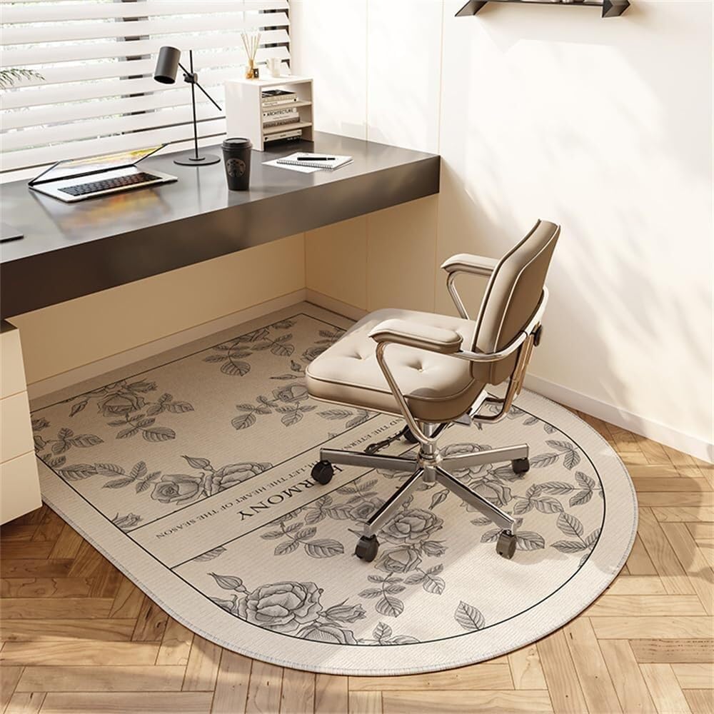 SSDDLZEQ Premium durable range Retro Office Chair Mat, Suitable For Carpets And Hardwood Floors(Nobility,90x120cm)