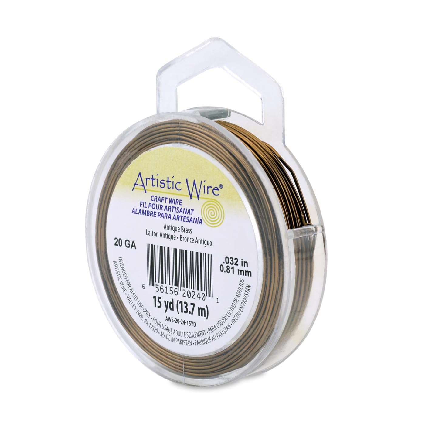 Beadalon 15-Yards Artistic 20-Gauge Gun Metal Wire