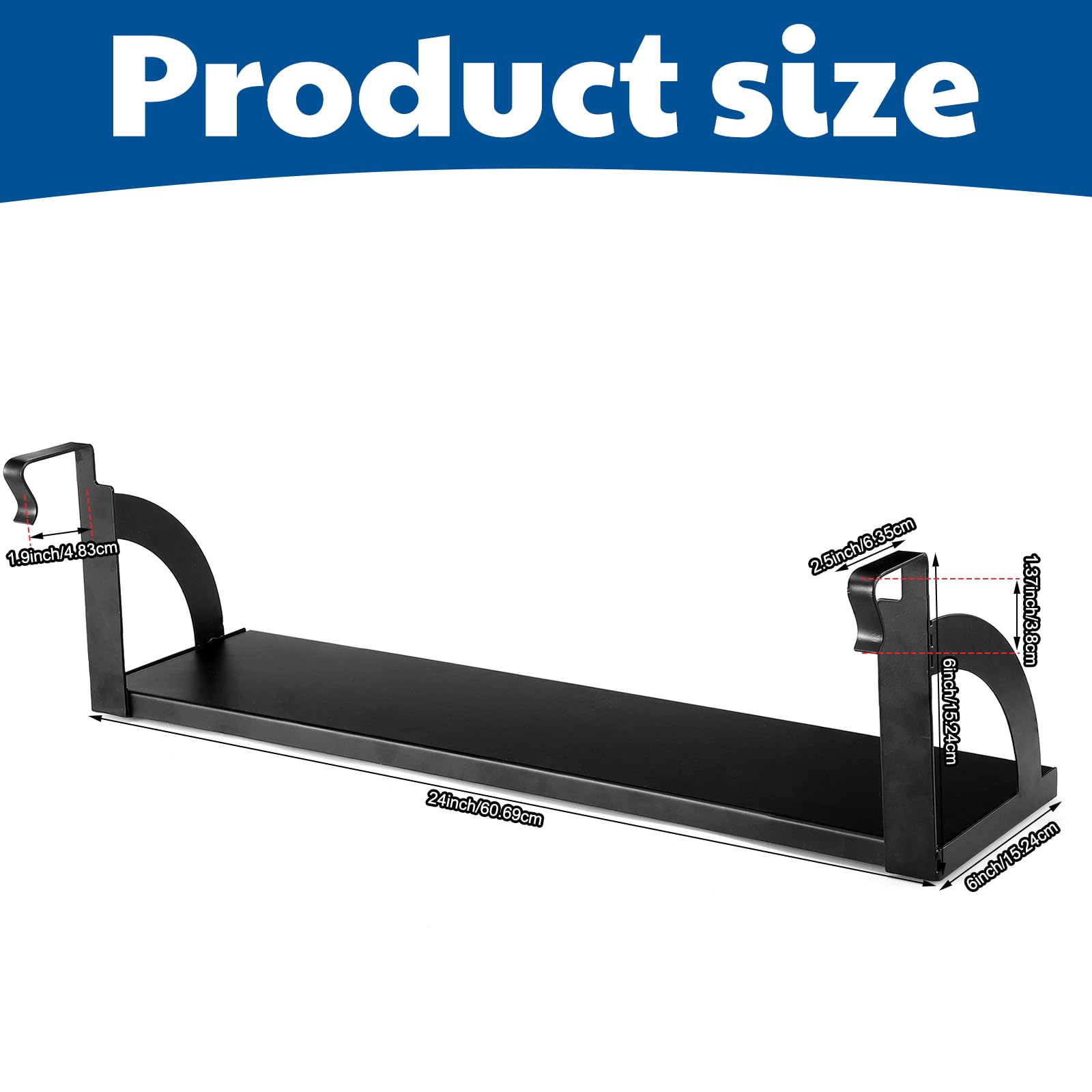 Tandefio Office Cubicle Shelf 24