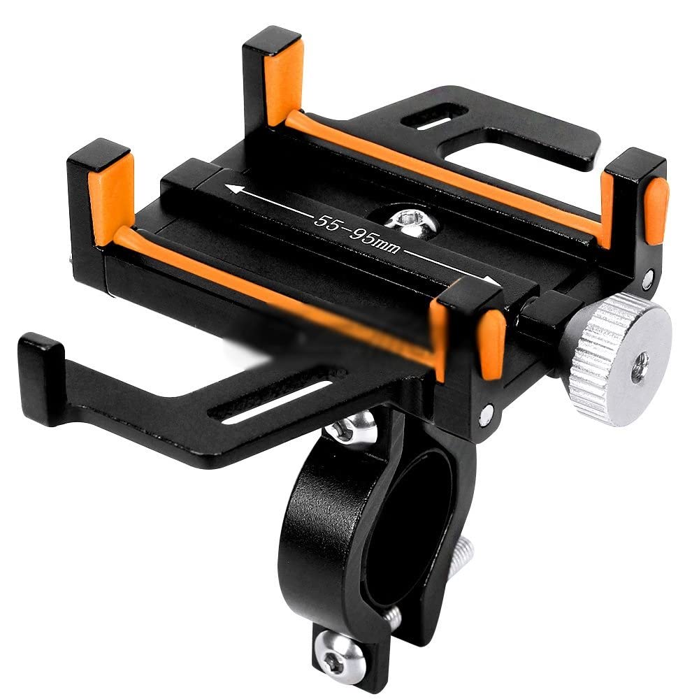 Support téléphone navigation GPS Vélo Universel Aluminium Pour Tous Les Téléphones Support Téléphone Portable Moto Vélo Électrique Support Téléphone Portable Support Téléphone Vélo Navigation ( Taille