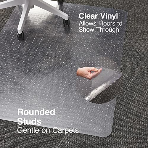 Staples 36 X 48 Chair Mat W/Lip For Low Pile Carpet, Vinyl (20229-Cc) #TOP2