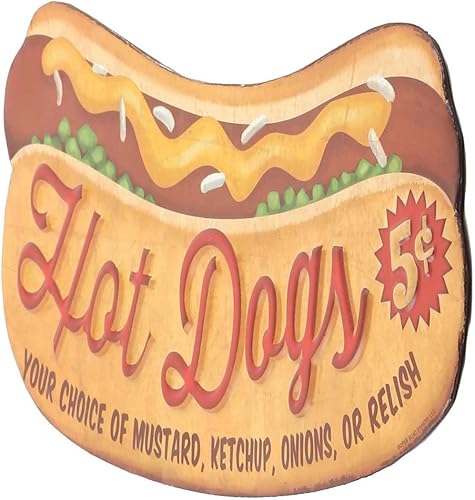 Miniatura 9 de Enjoy Our Burgers - Letrero de metal en relieve  Letrero vintage de hamburguesas para cocina o cueva de hombre, lo mejor de la ciudad