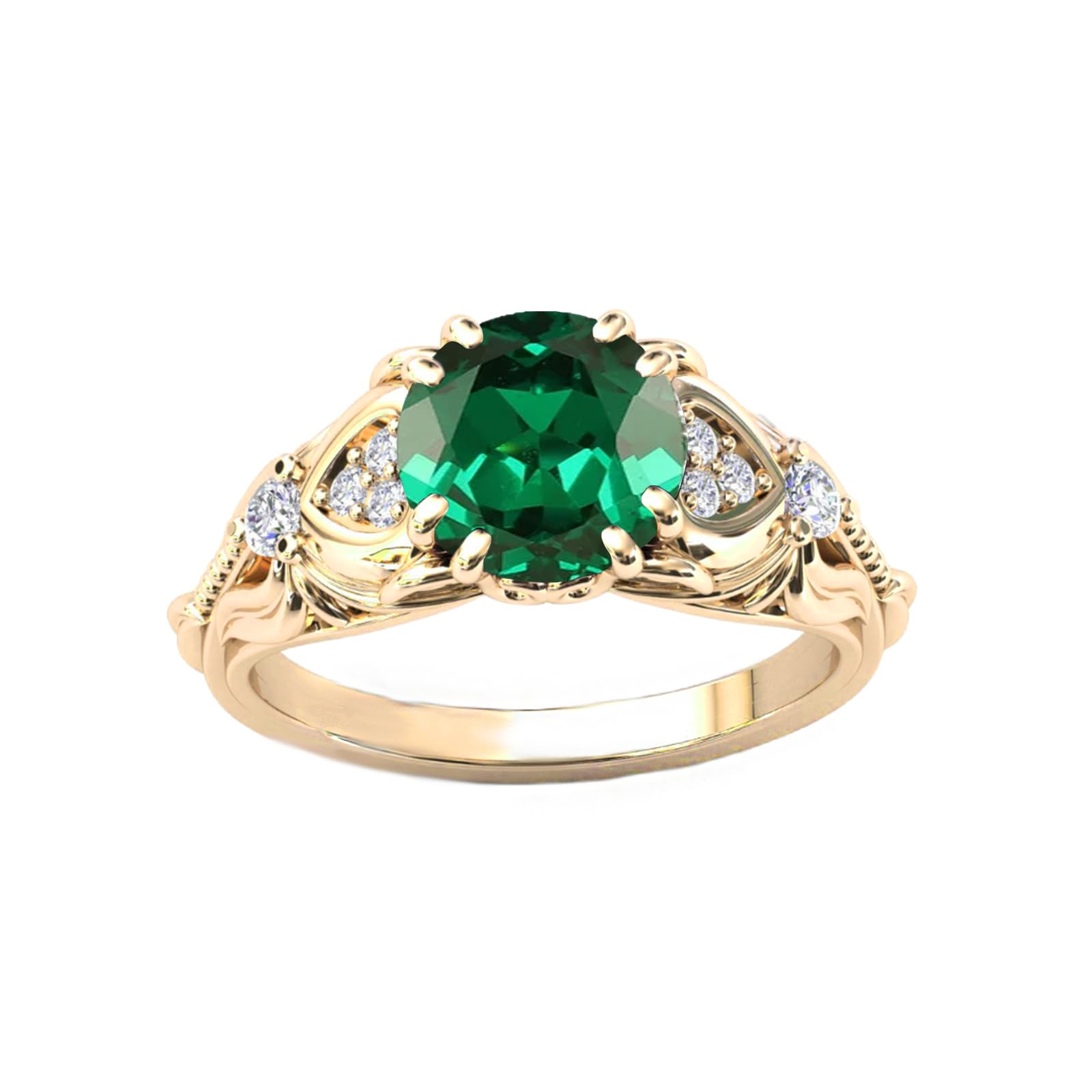 10K Gold Gemstone Vintage