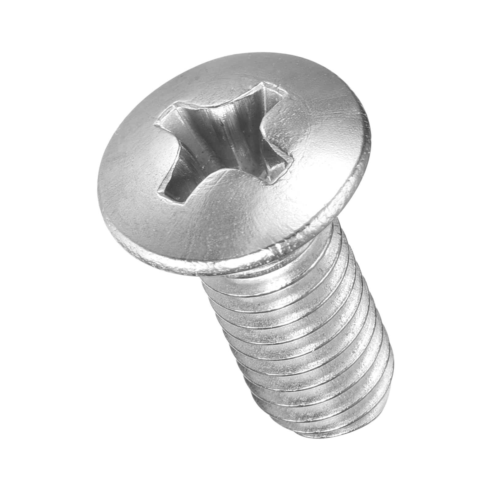 METALLIXITY Phillips Cross Recessed Countersunk Head Screws Bolts (M5-0.8x12) 100Pcs