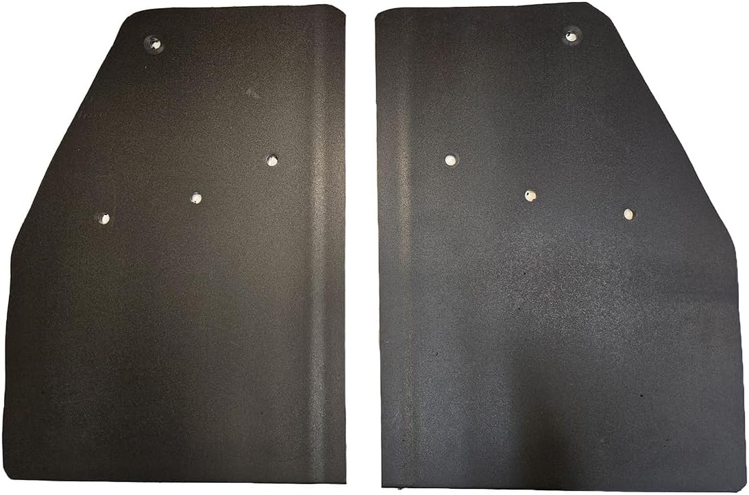 No Drill, Specific Design Rear Mud Flaps for The 2020+ GMC 2500/3500 Pickups Non-Weighted Version; 14" W x 20" H