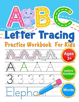 ABC字母书写练习册：幼儿字母、数字及线条书写活动宝典