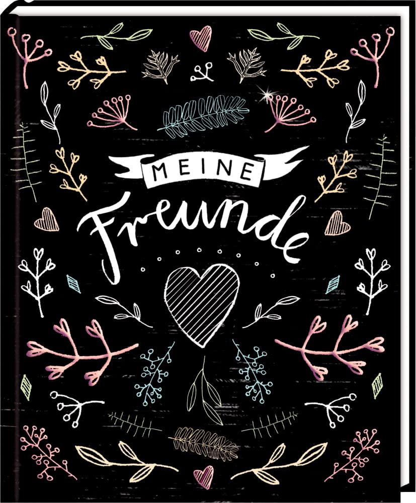 Freundebuch – Meine Freunde: Handlettering (Alben & Geschenke für Kinder)