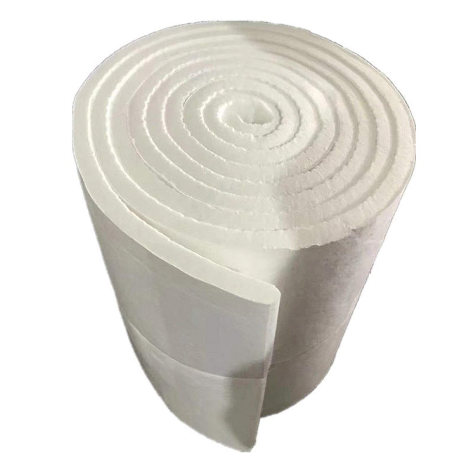 LSXIAO Fibra Cerámica Manta, Manta Ignífuga, 0.78in De Espesor Algodón Aislante Compresiva para Chimenea, Herrería, Hornos para Pizza (Color : White, Size : 61x130cm)