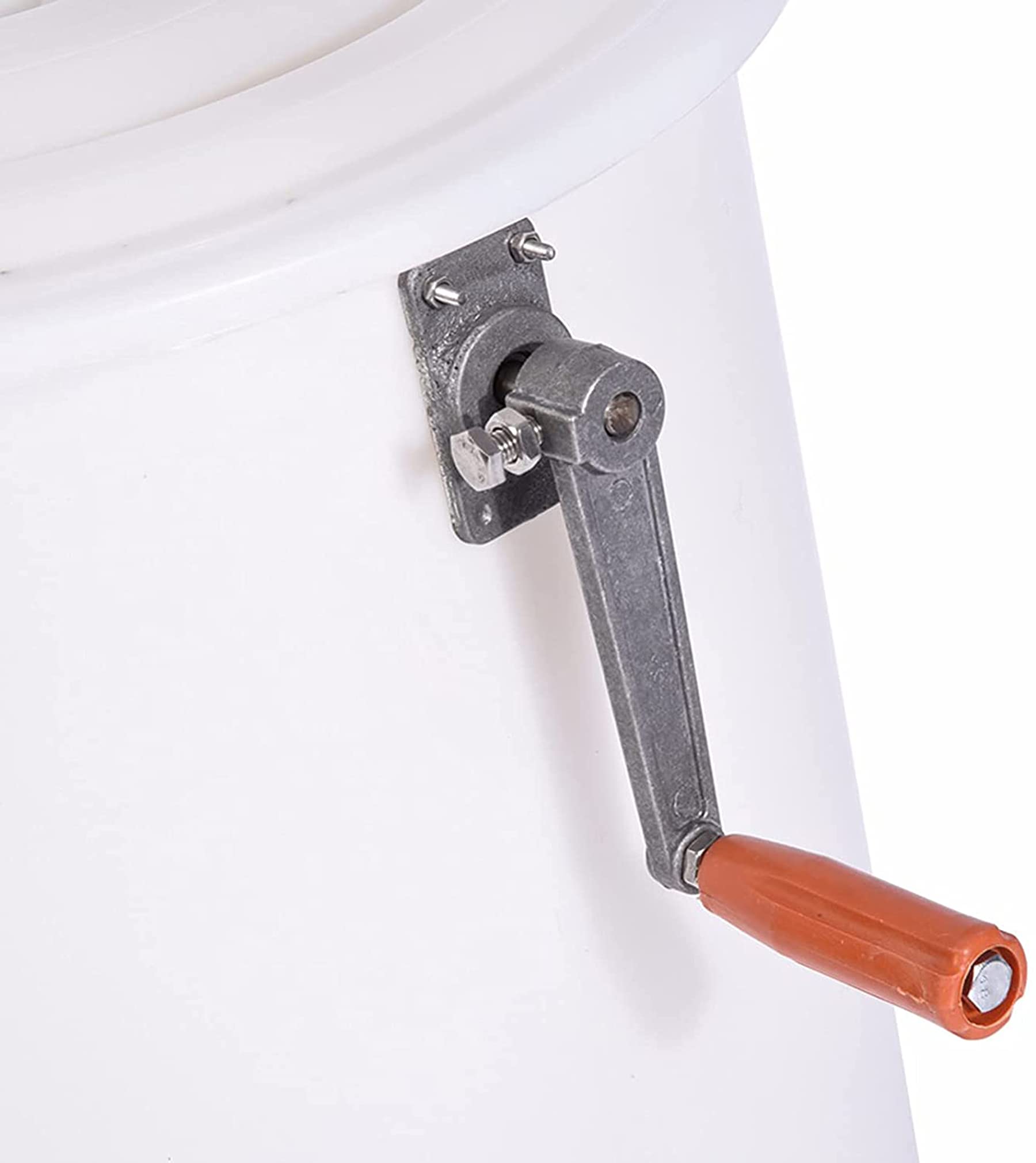 Estrattore di miele d'api manuale in plastica a 2 telai, centrifuga per miele di lavorazione a nido d'ape di grande capacità da 18 litri per apicoltura Centrifuga per miele Attrezzatura per apicoltu