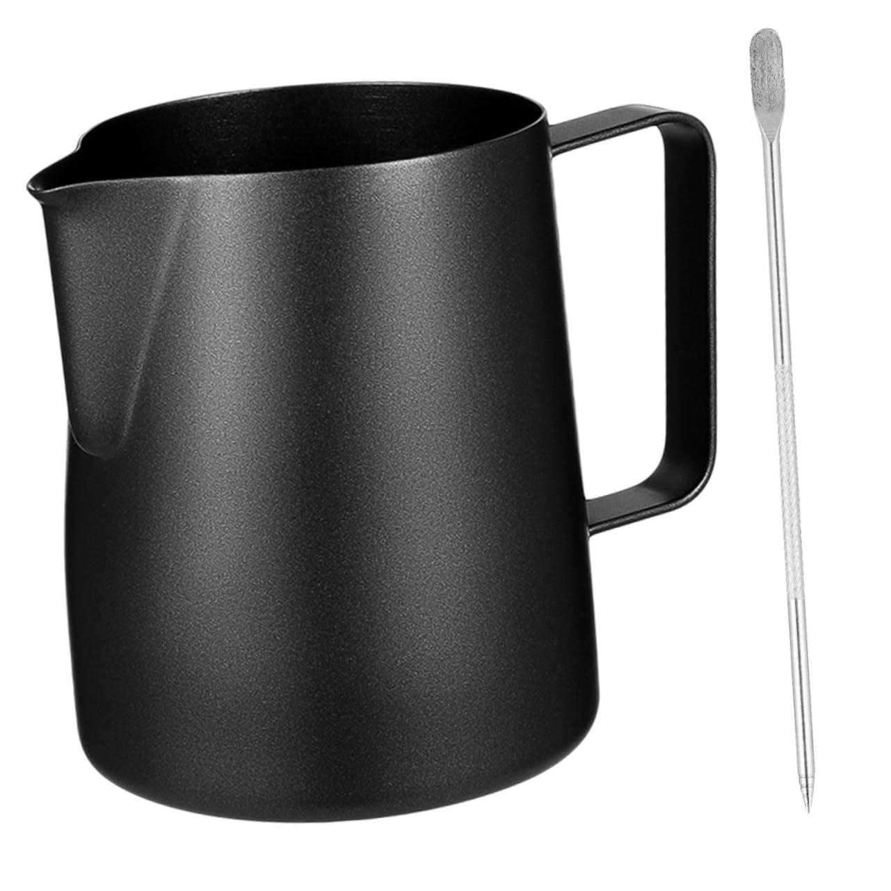 Set di Brocche per Montare Latte 2 Pezzi 600ml Nero