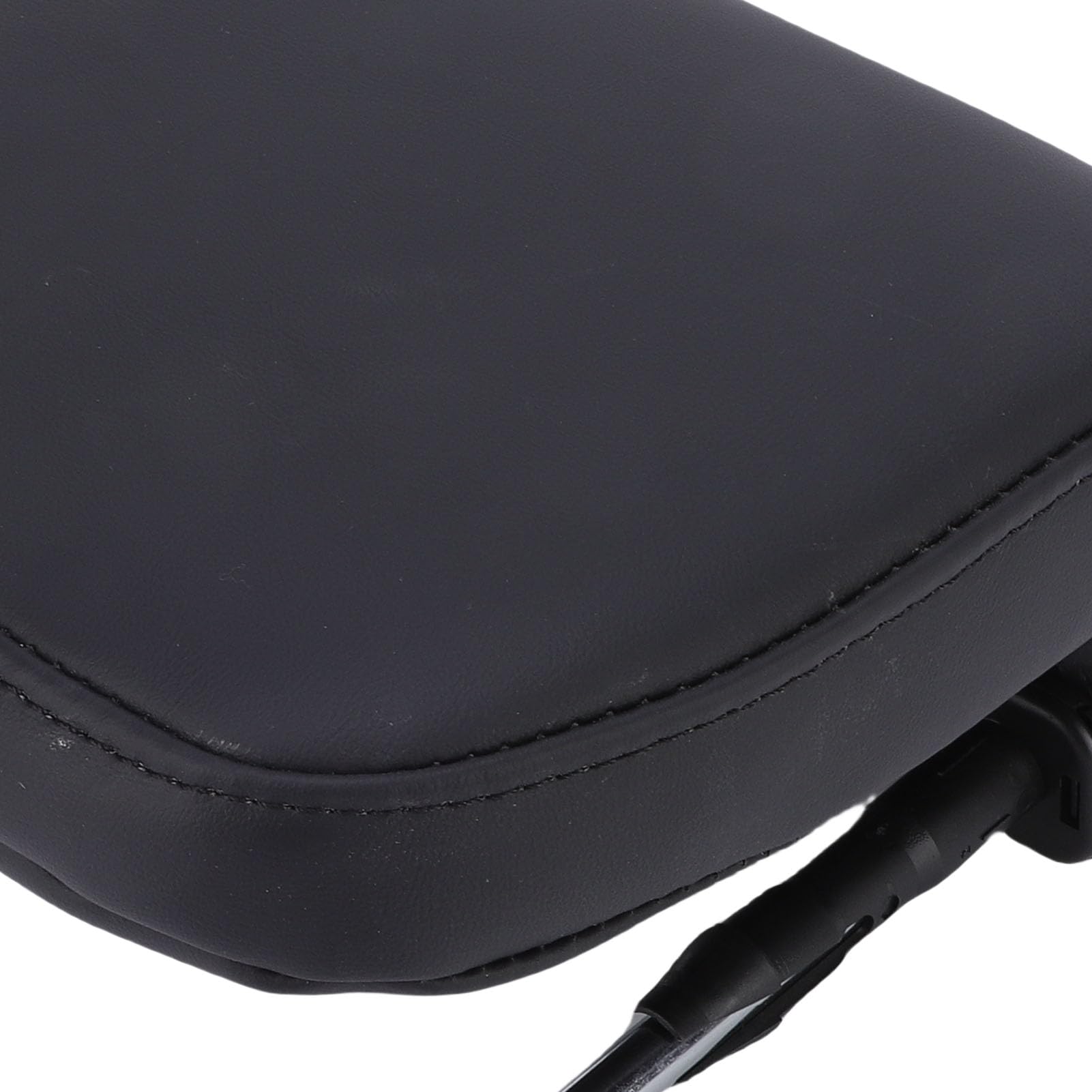 Cuscino di Supporto in Memory Foam per Poggiatesta per Auto per un Comodo Allineamento del Collo per gli Spostamenti Quotidiani e i Viaggi a Lunga Distanza Pelle PU Nera