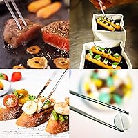 Vista 4 de MMOBIEL Pinzas de acero inoxidable de 8 pulgadas con punta dentada curvada de 60 grados, herramienta profesional multiusos para trabajo industrial