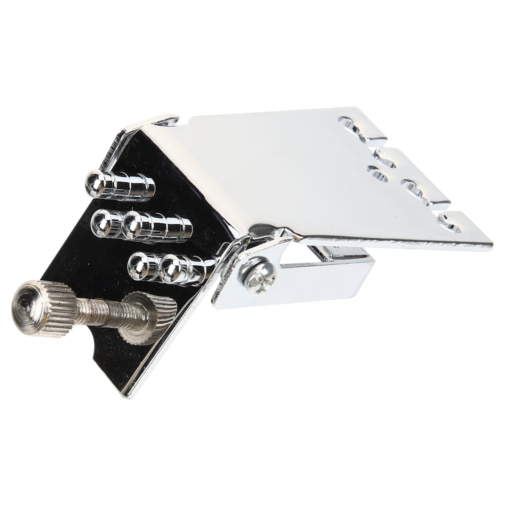 BESPORTBLE Metal Banjo Tailpiece for 5-string Banjos Black Goldtone Parts Replacement