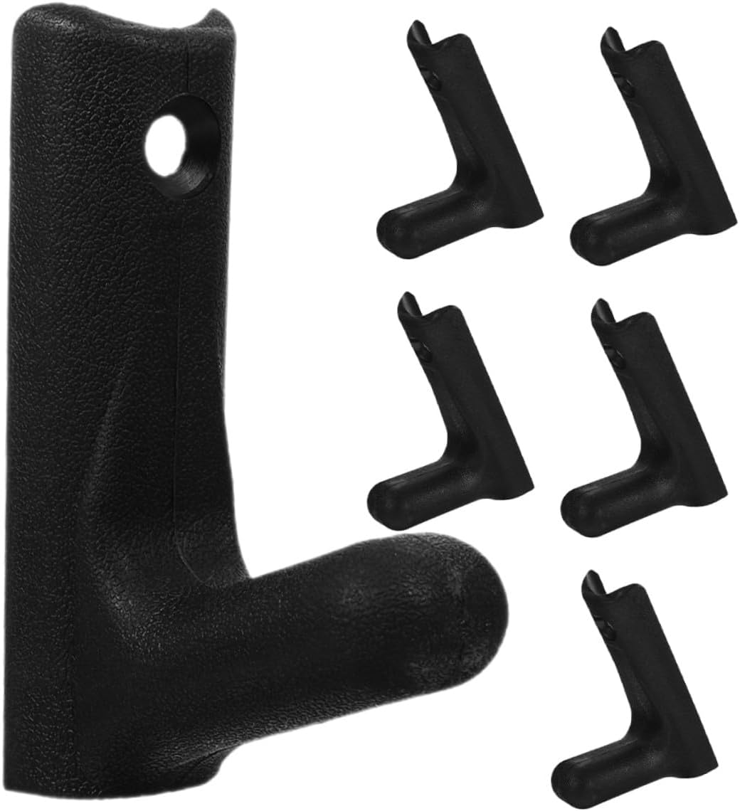 6pcs Wall Mounted Barbell Rack Horizontal Weight Bar Holder Heavy-duty Steel Barbell Storage Hangers Gym Home Weight Plate Organizer for Strength Training