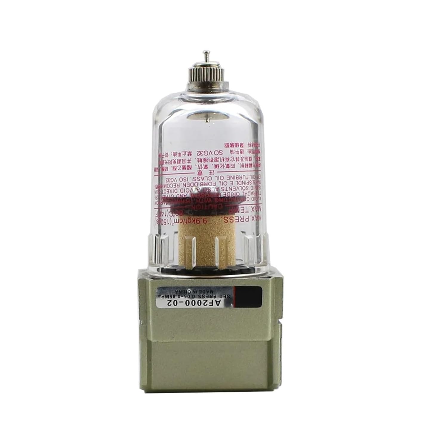 AF2000-02 1/4 air Pump Compressor Filter Pneumatic Universal Oil Collection Tank Impurity Water Separator Compression(AF-2000-02 BT-10)