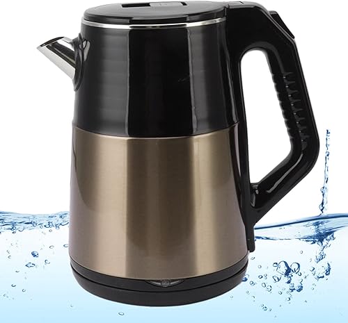 Miniatura 2 de Hervidor eléctrico, protección contra hervir en seco, apagado automático, caldera de agua caliente, calentamiento rápido, acero inoxidable 304, alta