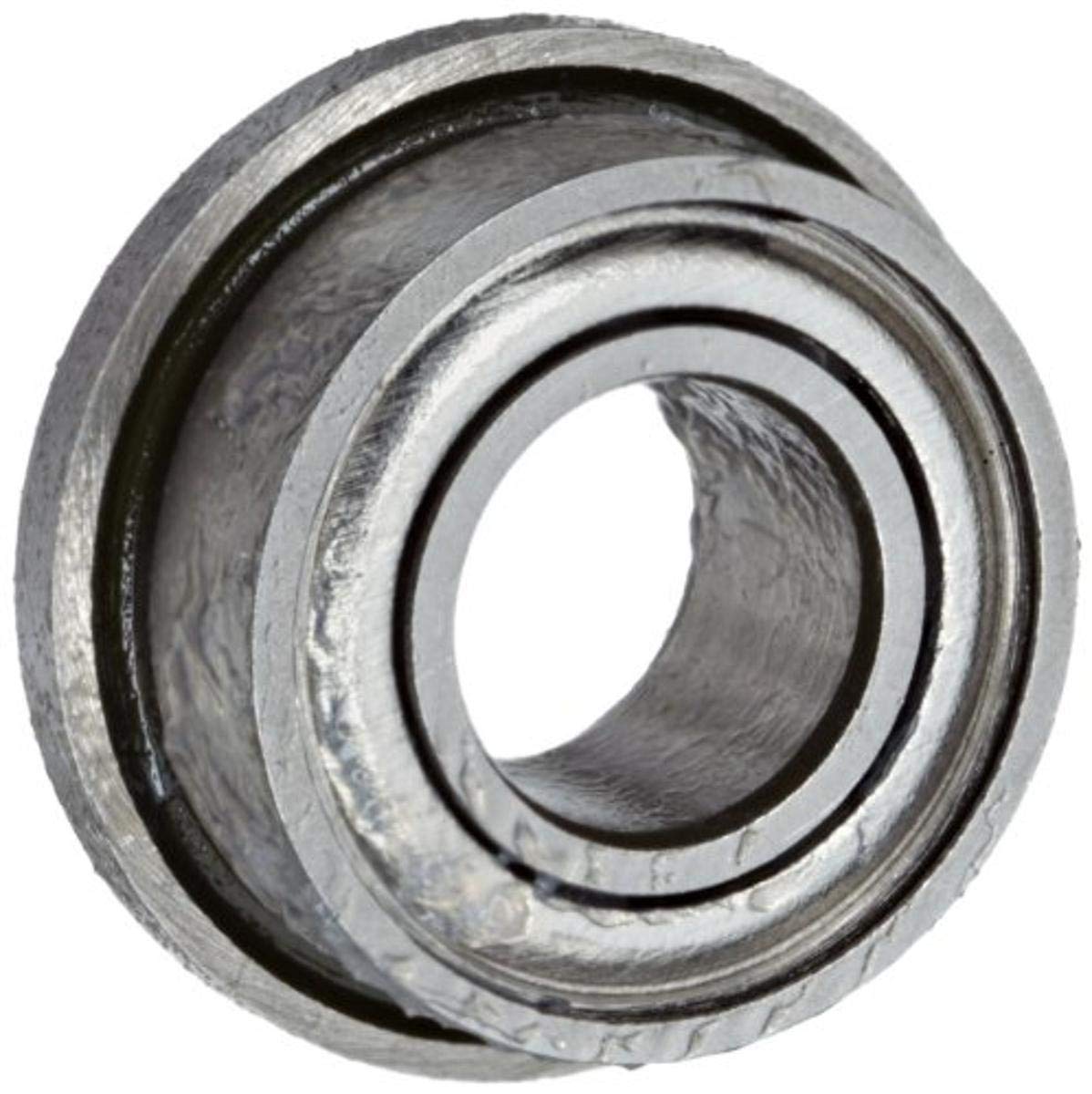 4 Slot CAR Flanged Ceramic Bearing 3/32 x 3/16 inch Stainless Steel Shielded Ball Bearings VXB Brand