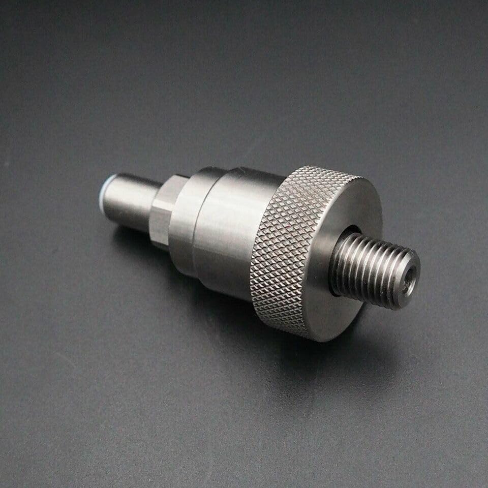 DREAWOO SCBA Fire SS-CGA 347 Kit 1/4 MNPT Handtight Nut and 3-Nipple 347-Atmospheric