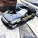 BDTCTK 1/24 Scale Compatible for Nissan GTR Model Car Toy, Zinc Alloy Pull Back Toy car with Sound and Light for Kids Boy Girl Gift (Black)